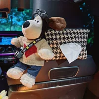 Новая автомобильная коробка для салфеток, автомобильная сумка для салфеток, автомобильное сиденье, лидер, собака, высококачественная коробка для салфеток, автомобильный подлокотник, коробка