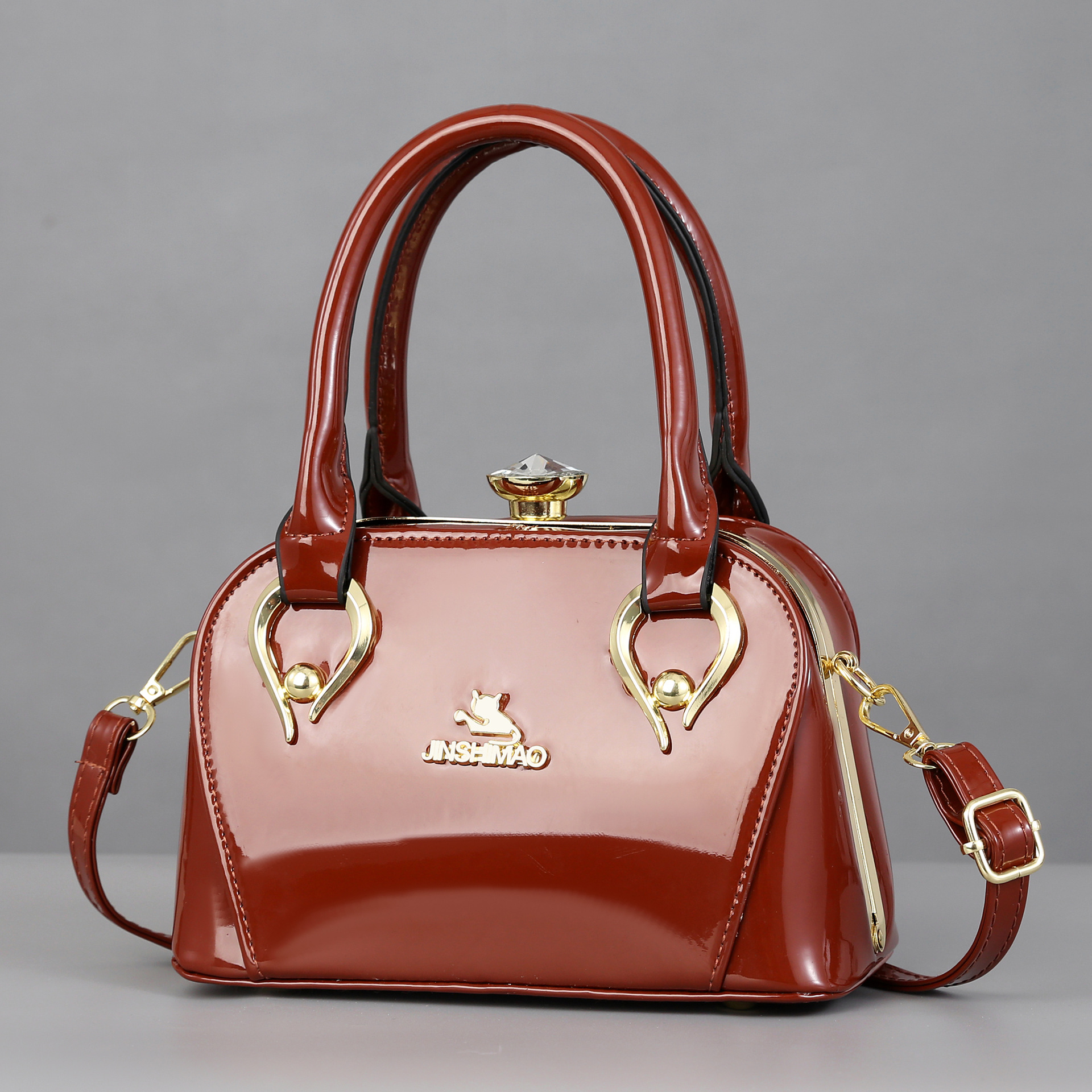 Taizhou bolso de mujer bolso de piel brillante bolso de hombro bolso de moda atmósfera bolso de mujer bolso de cena bolso de mano