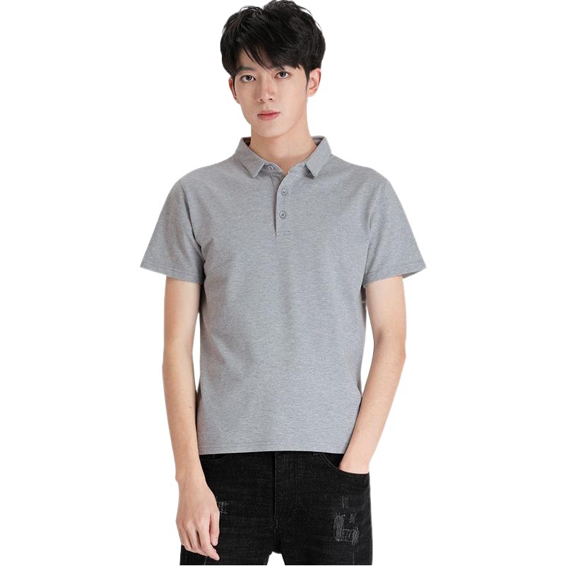 Shengyaluo camiseta de los hombres de primavera y otoño Polo flojo que basa la camisa estudiante Jersey camiseta de moda ins casual superior al por mayor