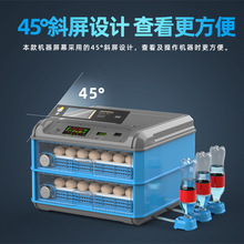 厂家全自动家用芦丁鸡鸽子鸡蛋小型全自动智能孵化箱孵蛋器孵化器