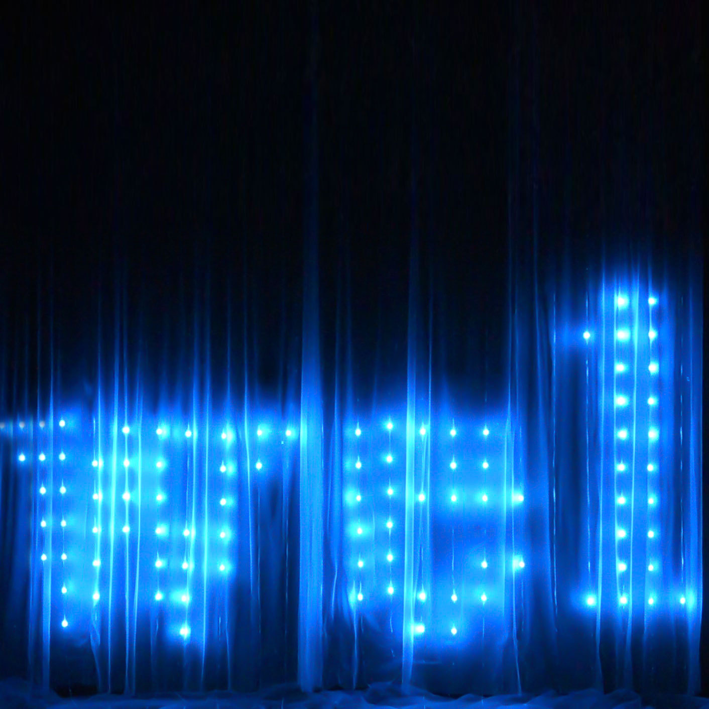 厂家直销LED智能APP控制窗帘灯 点控铜线灯串DIY家居装饰窗帘灯串