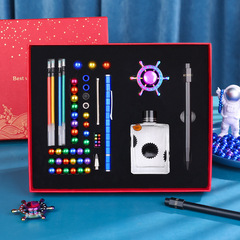 批發百變磁力減壓筆創意金屬筆簽字筆辦公用品禮品中性筆文具