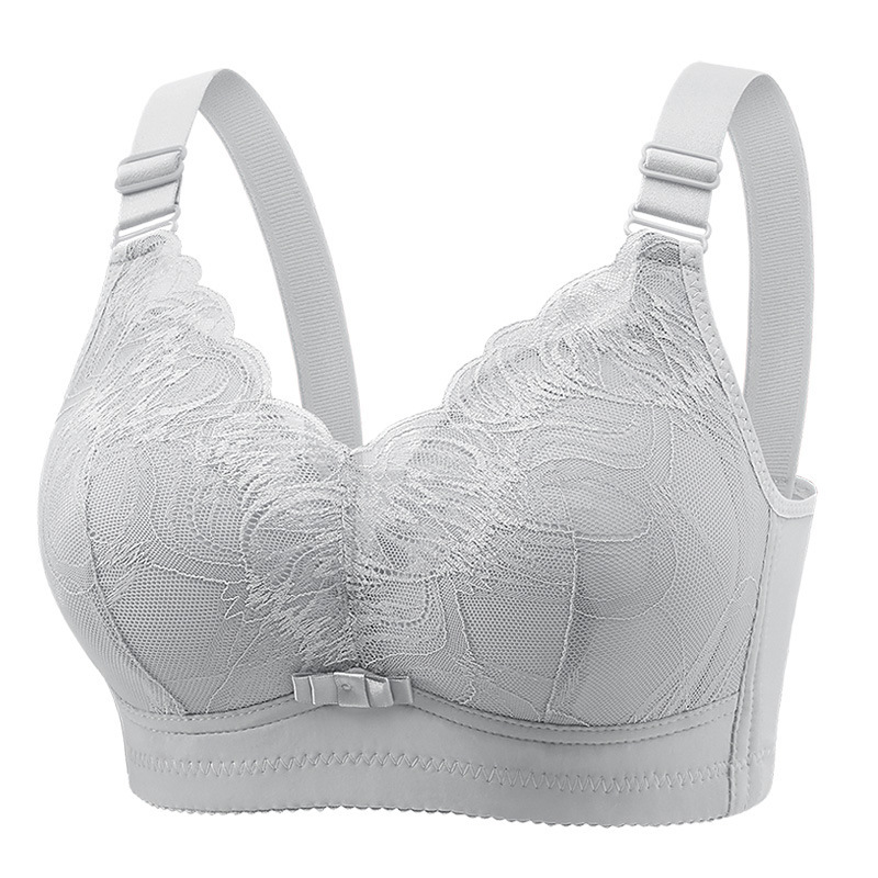 New Sexy Lace Tube Top Underwear Comfortable Breathable Soft Sponge Cup Push-up Side-closing Adjustable Bra
