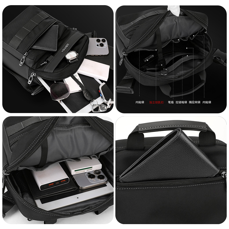 WEPOWER nuevo hombre de gran capacidad de viaje de negocios mochila multicapa de viaje de viaje de viaje mochila