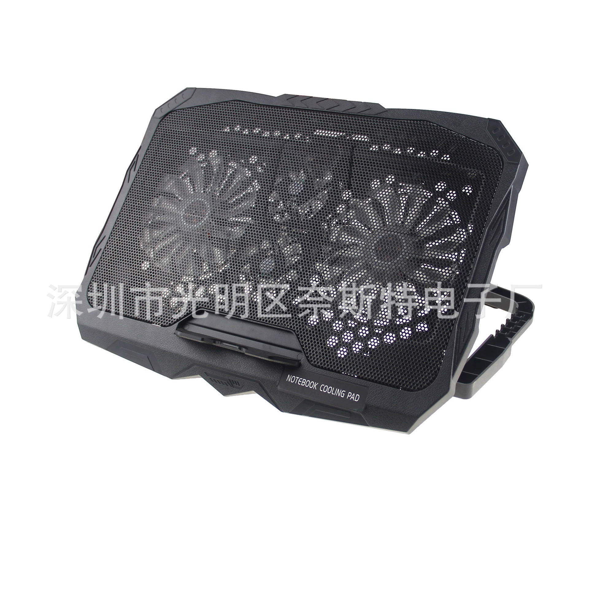 Охладительная подставка для ноутбука (Shenghua) S18, LCD-дисплей, регулируемая скорость вентилятора и высота