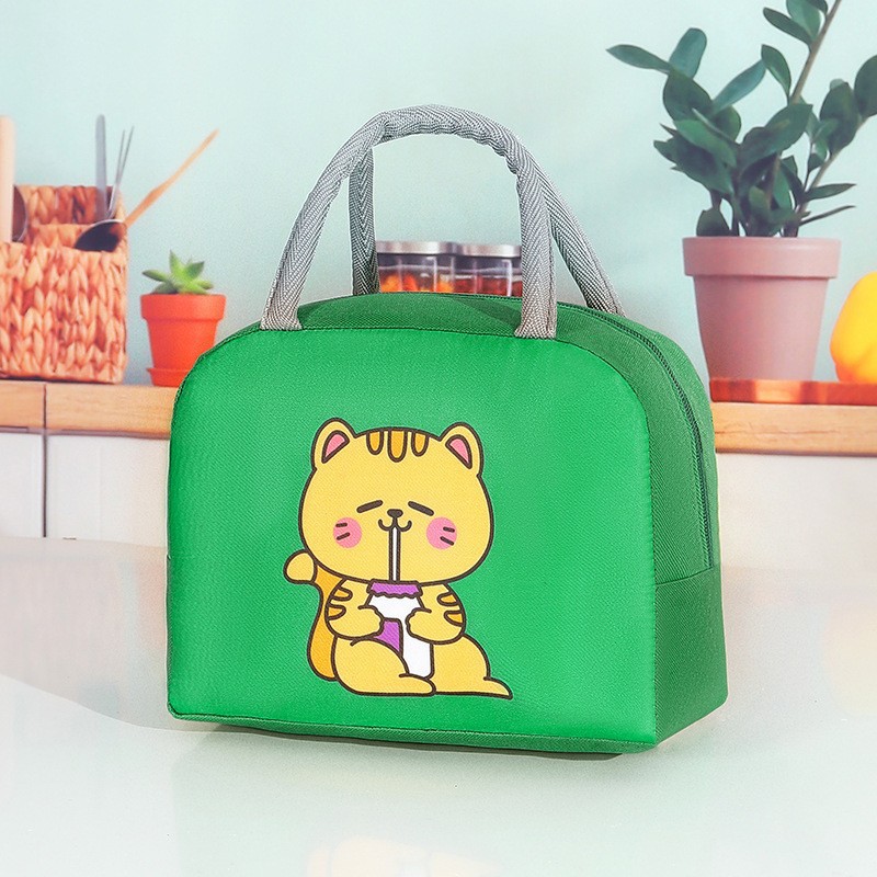 Bolsa de almuerzo de aluminio para estudiantes y trabajadores de oficina, bolsa de almuerzo de tela Oxford, bolsa aislante, bolsa de camping de gran capacidad.