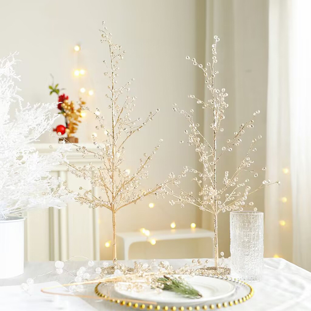 Qingmeng cross-border Christmas decorations creative garland rattan Christmas tree window scene decoration activities