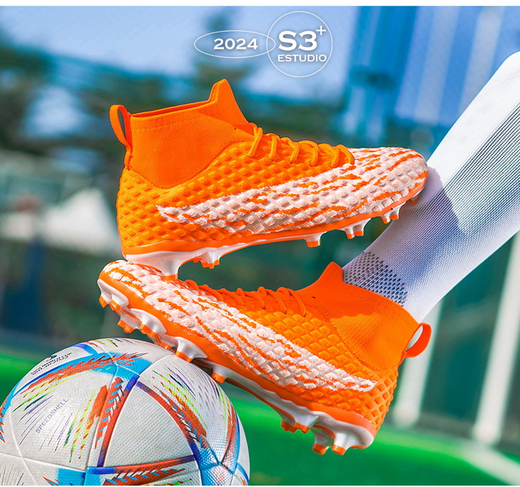 large-size High-top Football With Spikes For Adults, Men, Women, Students, And Older Children, Artificial_vogvips.com