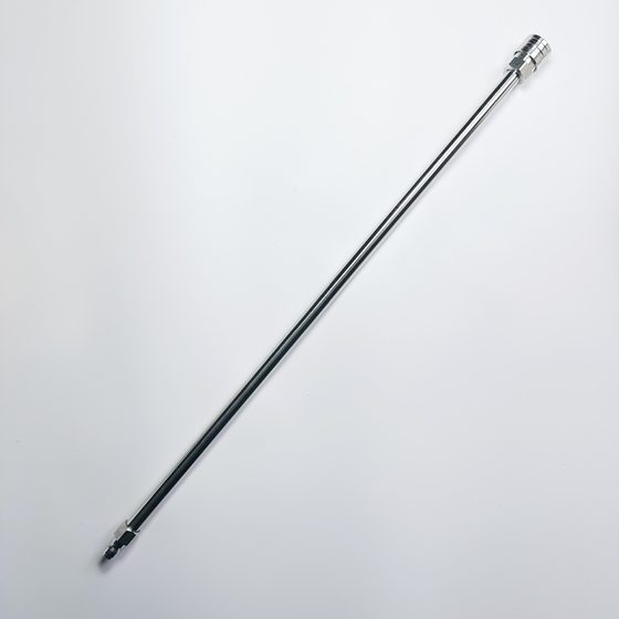 Cross-border stainless steel high-pressure cleaner extension rod high-pressure water gun rod 55CM extension rod quick connection
