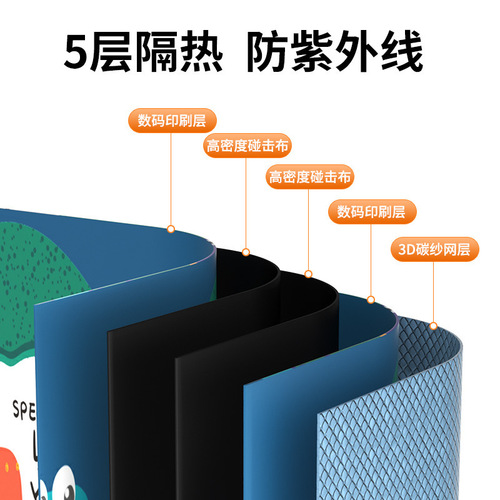 Cartoon Double Print Car Magnet Curtain Indoor Sunshade Heat Insulation Side Window Car Sunshade Block