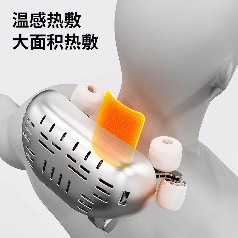 Masajeador de columna cervical multifunción transfronteriza cuello hombro compresa caliente clip de cuello amasado chal trapecio masajeador de hombro y cuello