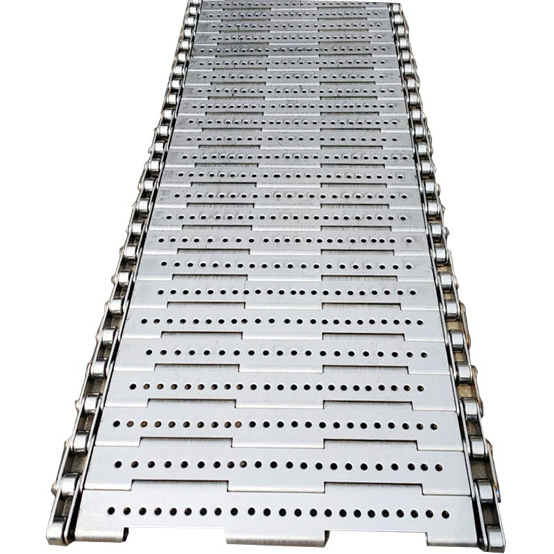Цепь плиты транспортера жидкого азота цепной ленты пищевой промышленности пробивая цепную плиту цепь плиты транспортера чистки нержавеющей стали 304 и засыхания цепная плита
