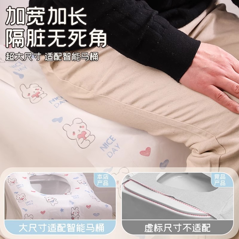 Disposable waterproof handheld toilet for traveling for young mother