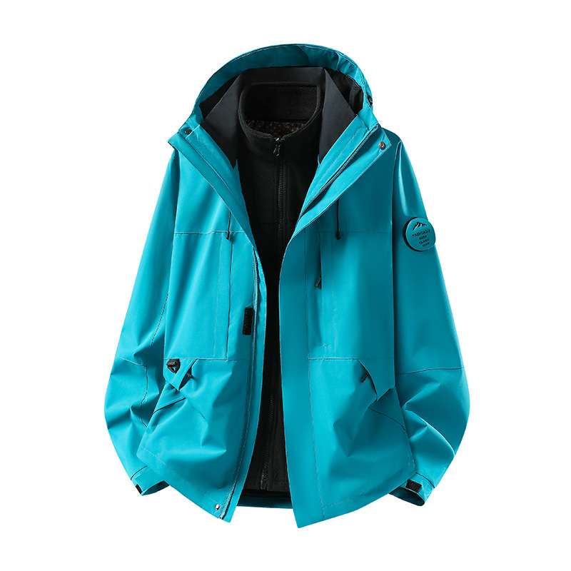 2026 New Outdoor Three-In-One Jacket for Women, Autumn and Winter Detachable Windproof and Waterproof Couple's Mountaineering Clothing 2026 New Outdoor Three-In-One Jacket for Women, Autumn and Winter Detachable Windproof and Waterproof Couple's Mountaineering Clothing