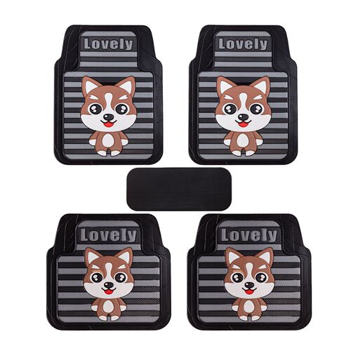 Auto mat for universal car use, 4-season, cuttable, made of latex, thick, waterproof, non-slip, anti-freeze, easy to clean