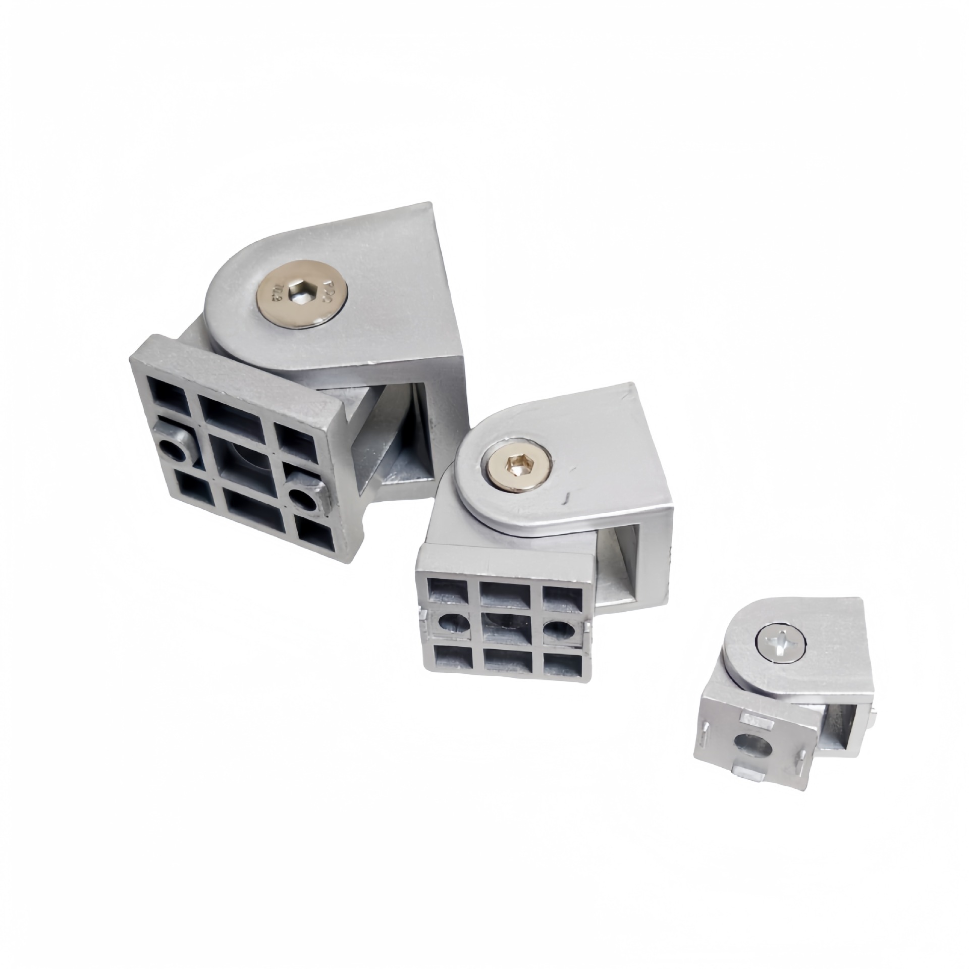 Bisagra de aleación de aluminio tipo aluminio 20, 30, 40 bisagra de aleación de zinc bisagra de perfil de aluminio bisagra de ángulo arbitrario