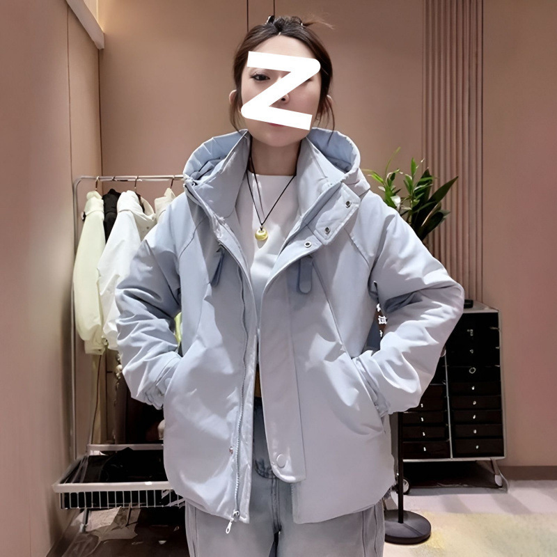 2025春秋新款短外套连帽宽松冲锋衣女款夹克薄款休闲风衣棒球服潮|undefined