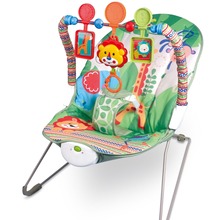 跨境新款婴儿电动摇椅哄睡0-3岁婴儿摇床多功能安抚早教婴儿玩具
