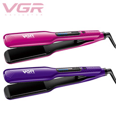 VGR negative ion hair straightener foreign trade plywood ceramic household cross-border straightener hair straightener straight clip temperature adjustment 506