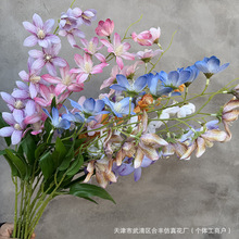 小苍兰仿真花ins风装饰工艺品礼堂布景道具花排拱门婚庆假花仿真