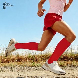 Running socks pressure long tube marathon sports socks men and women riding outdoor compression socks custom OEM in stock wholesale