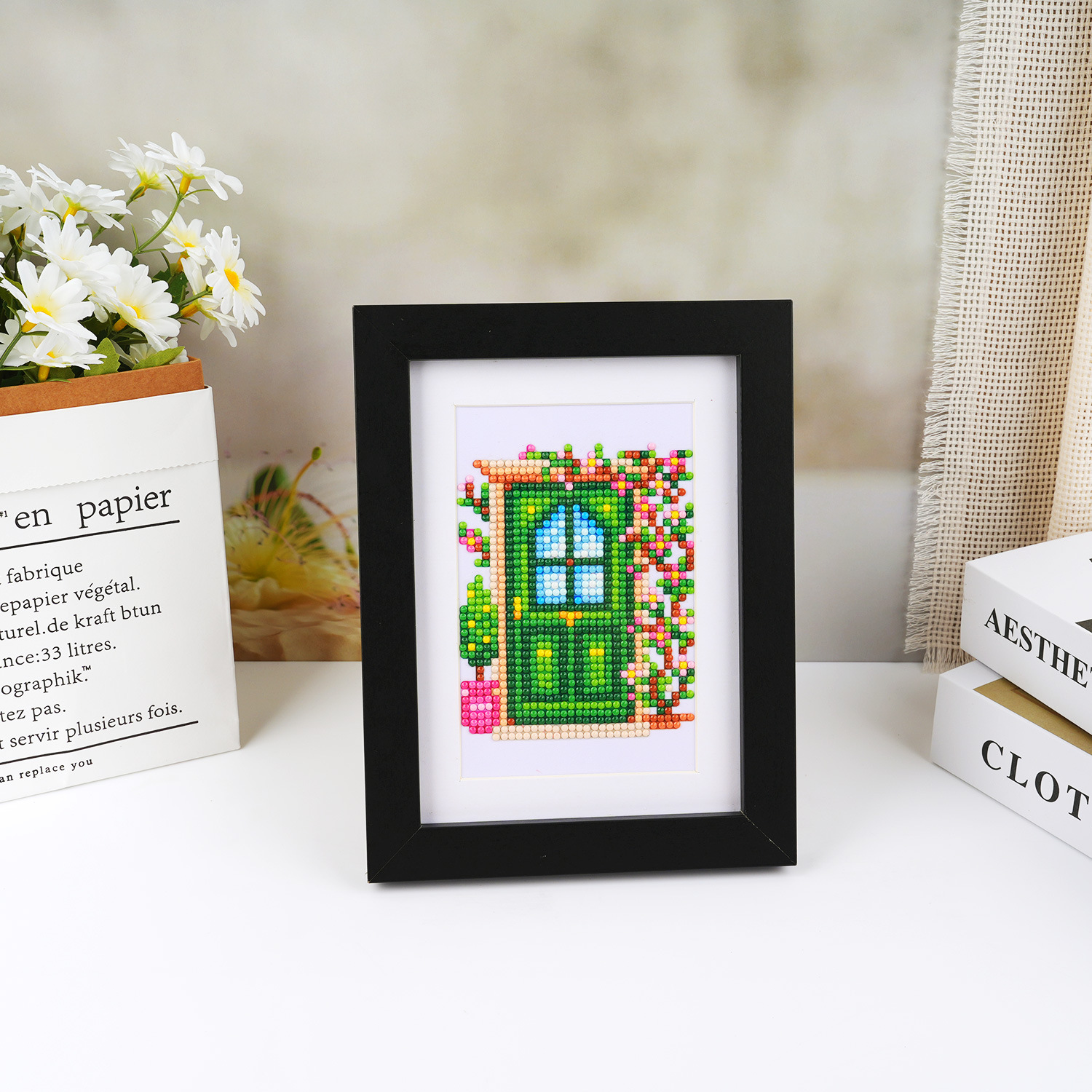 Diamante 5D transfronterizo DIY5 * 7 pulgadas sin marco casa de jardín de infantes mosaico regalo infantil pinturas de mampostería