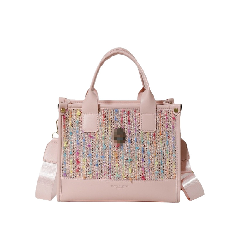 Bolso tote de lana transfronterizo nuevo bolso de gran capacidad con fragancia pequeña de ins