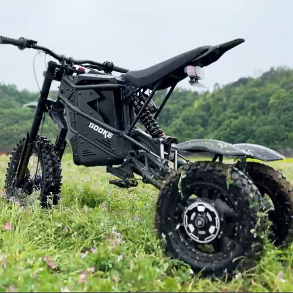 Three-wheel electric off-road mountain beach lithium battery