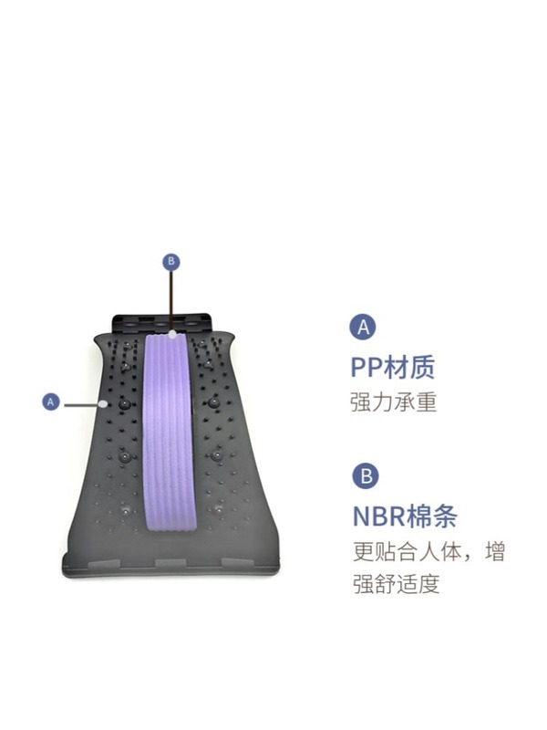 腰椎緩和器腰腰椎延伸器開背神器ヨガ脊柱矯正猫背マッサージ訓練器材|undefined