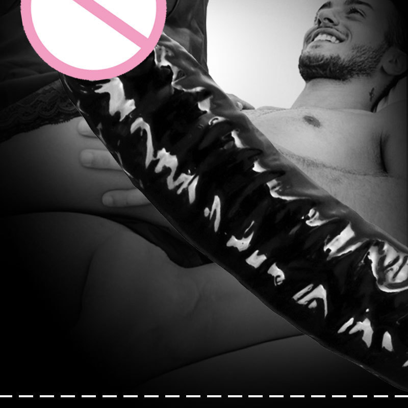Remote-Control Wearable Vibrating Strap-On Dildo, TPE, Black — detail image 4