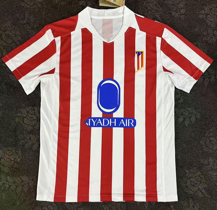 Camiseta de fútbol de manga corta del equipo nacional del Club Barcelona, versión tailandesa 242526, para aficionados masculinos, local y visitante, con la camiseta de Messi.