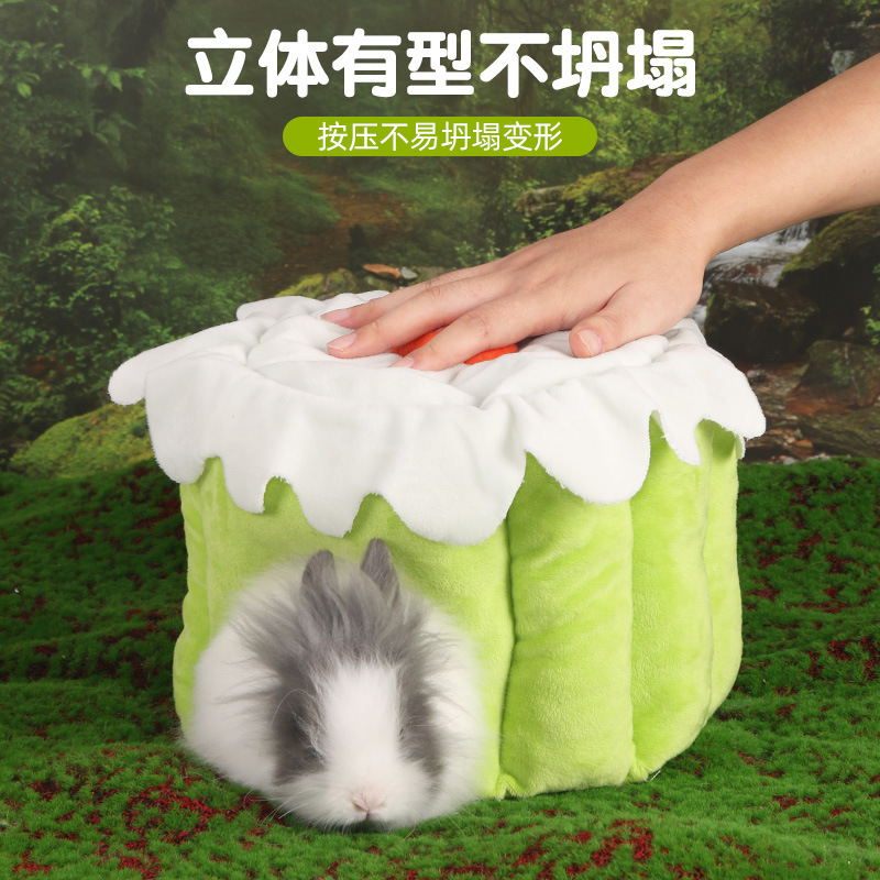 荷兰猪窝厂家直销冬季宠物无底棉窝兔子宠物用品批发荷兰猪棉窝|undefined