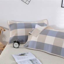 出口欧美  纯棉老粗布枕巾  老式五股加厚单人枕巾一对枕头巾