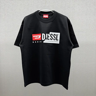 美跨境DIESs&amp;SFL正确迪简约短袖男女款T恤宽松印花T恤潮牌oversiz