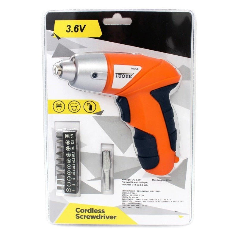 Электрическая отвертка Tuoye, бытовая мини-отвертка, портативная ручная дрель, маленькая пистолетная дрель