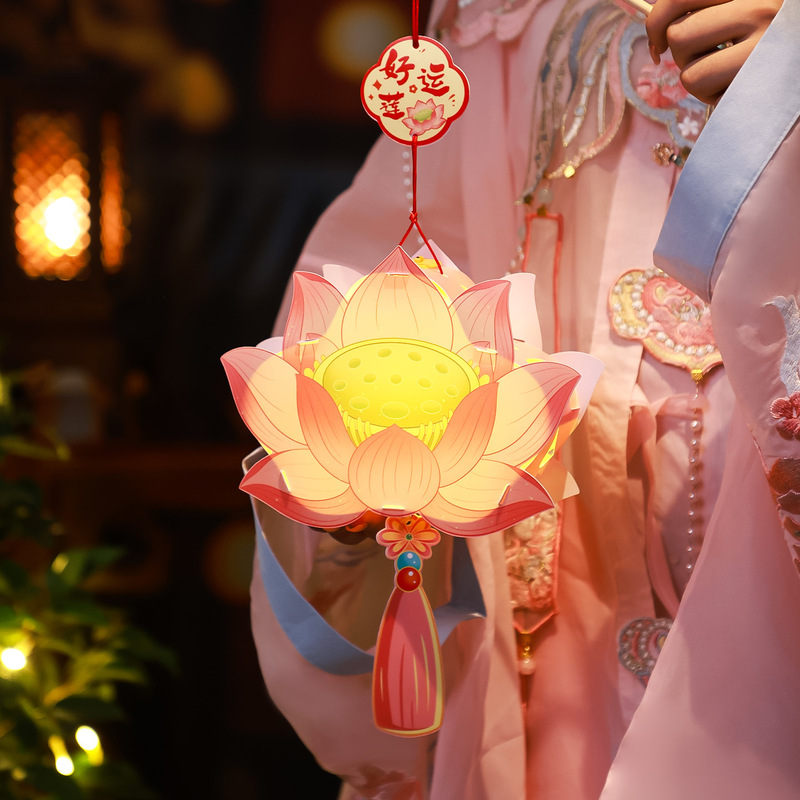 灯笼合集2025新款中秋节儿童手提水果发光花灯幼儿园手工diy批发|undefined