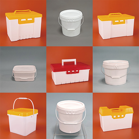 煤截齿专用塑料包装箱工业级耐摔矿用旋挖齿加厚钎具箱可叠堆