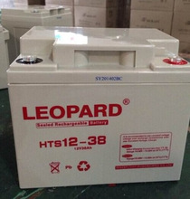 LEOPARD美洲豹蓄电池12V38AH消防主机HTS12-38机房UPS电源/监控