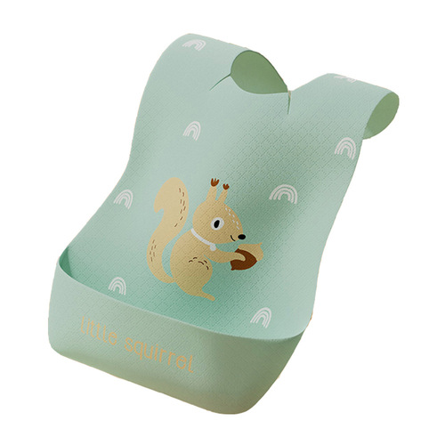 Wholesale Disposable Baby Food Pouch with Thick Waterproof Bib Portable Eating Anti-Dirt Children's Bib