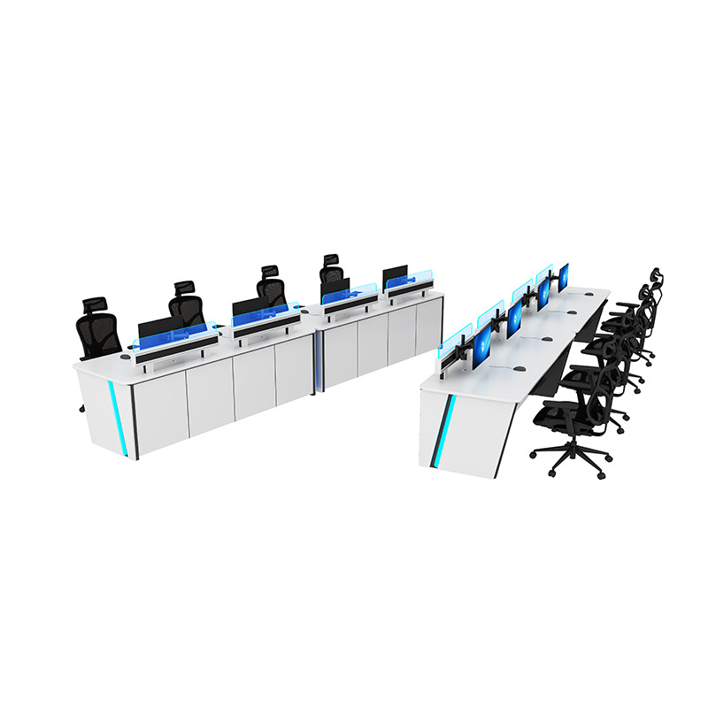 Specialized in the Production of Command Center Consoles, Monitoring Operation Desks, Straight-Line and Curved Security Dispatching Desks, Manufacturer Wholesale