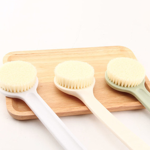 [Sample] Unprinted soft bristle long handle bath brush, back rub and bath brush, good quality bath brush, bath brush