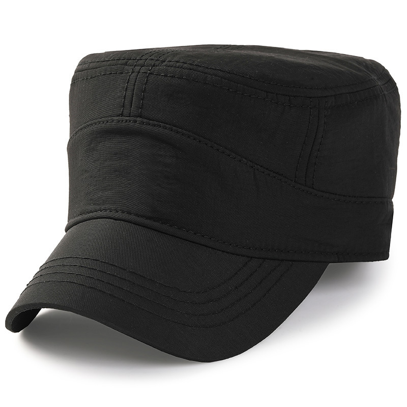 Winter Flat-Top Cap for Spring and Autumn, Large Head Circumference, Middle-Aged and Elderly Casual Baseball Cap, Trendy New Men's Hat