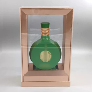 深圳纸酒盒木板盒亚克力酒盒酒类包装盒注塑透明盒白酒瓶包装定制