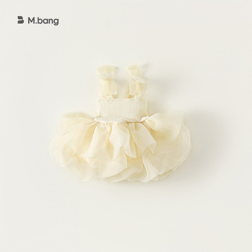 INSbobo children's costumes princess bow fluffy mesh skirt summer girls dress XQ23058