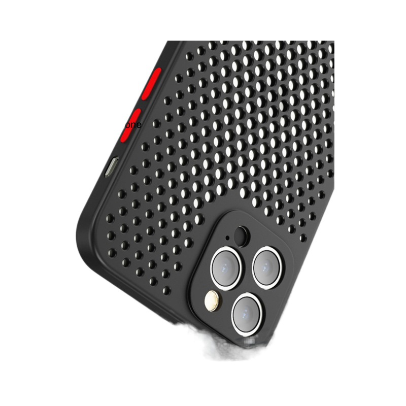 Suitable For IPhone 17 Pro Max Phone Case Heat Dissipation Breathable Mesh 16 Matte Anti-drop 13 Protective Cover_voghion.com
