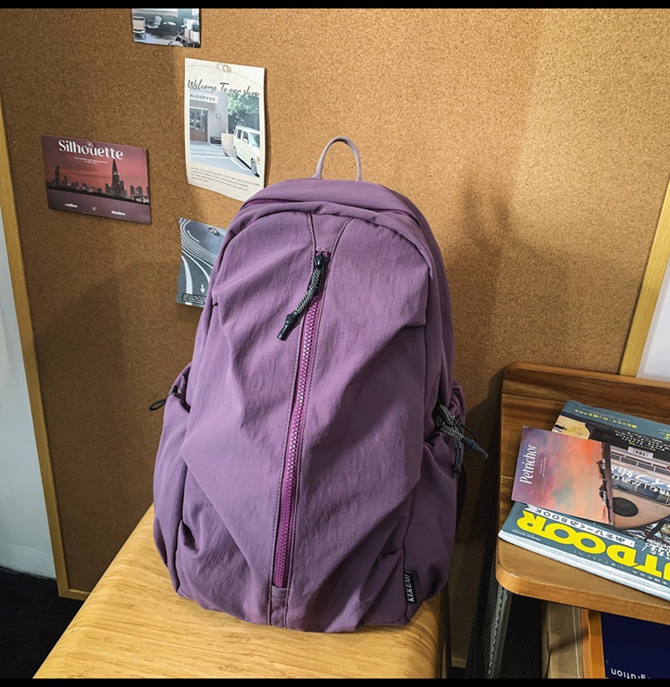 337g Weight Polyester Lining Material Sewing Thread Fashion Element Zipper Closure Type Double Shoulder Straps Strap Type Zipper Backpack Bags Type Holiday, Travel Occasion Oxford Cloth Material Waterproof Function Hiking Backpack Backpack Solid Color Pattern All Seasons Season Unisex Gender Classic Style, Sports Style Square Shape Large Size Waterproof Solid Color Holiday Travel Hiking Backpack 34