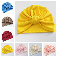 新款嬰兒帽子春秋胎帽冬季新生兒男女寶寶可愛超萌護囟門印度帽棉