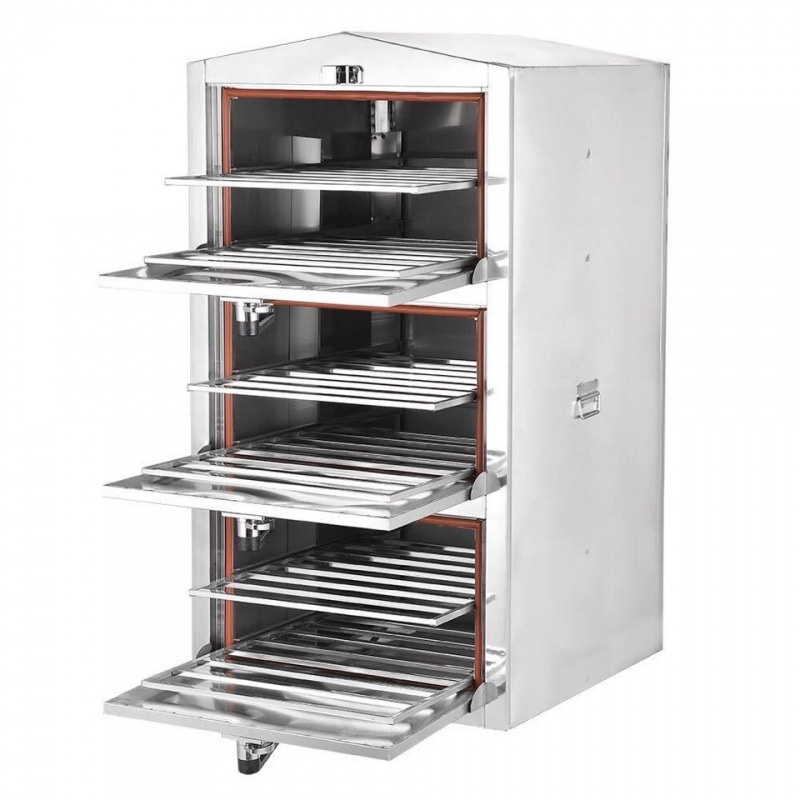 marisco comercial doble puerta de cuatro capas vaporizador de ahorro de energía horno de vapor de alta eficiencia vaporizador de gas de acero inoxidable vaporizador de gas