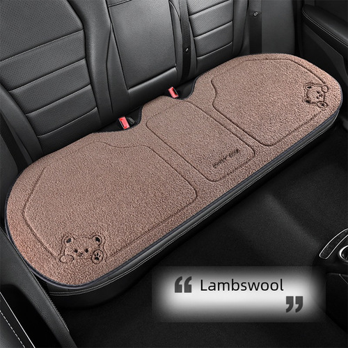 Car seat cushion pure linen all-season universal cute comfortable car seat cushion summer cool breathable half wrap rear seat integrated cushion