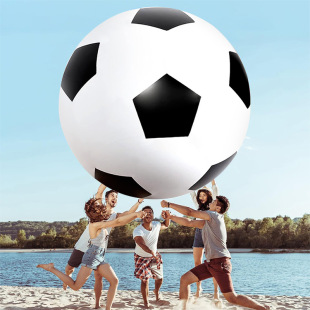 Outdoor Beach School Fun Inflatable Big Soccer Ball Parent-Child Game Environmentally Friendly Thickened Pvc Big Colorful Ball Beach Ball